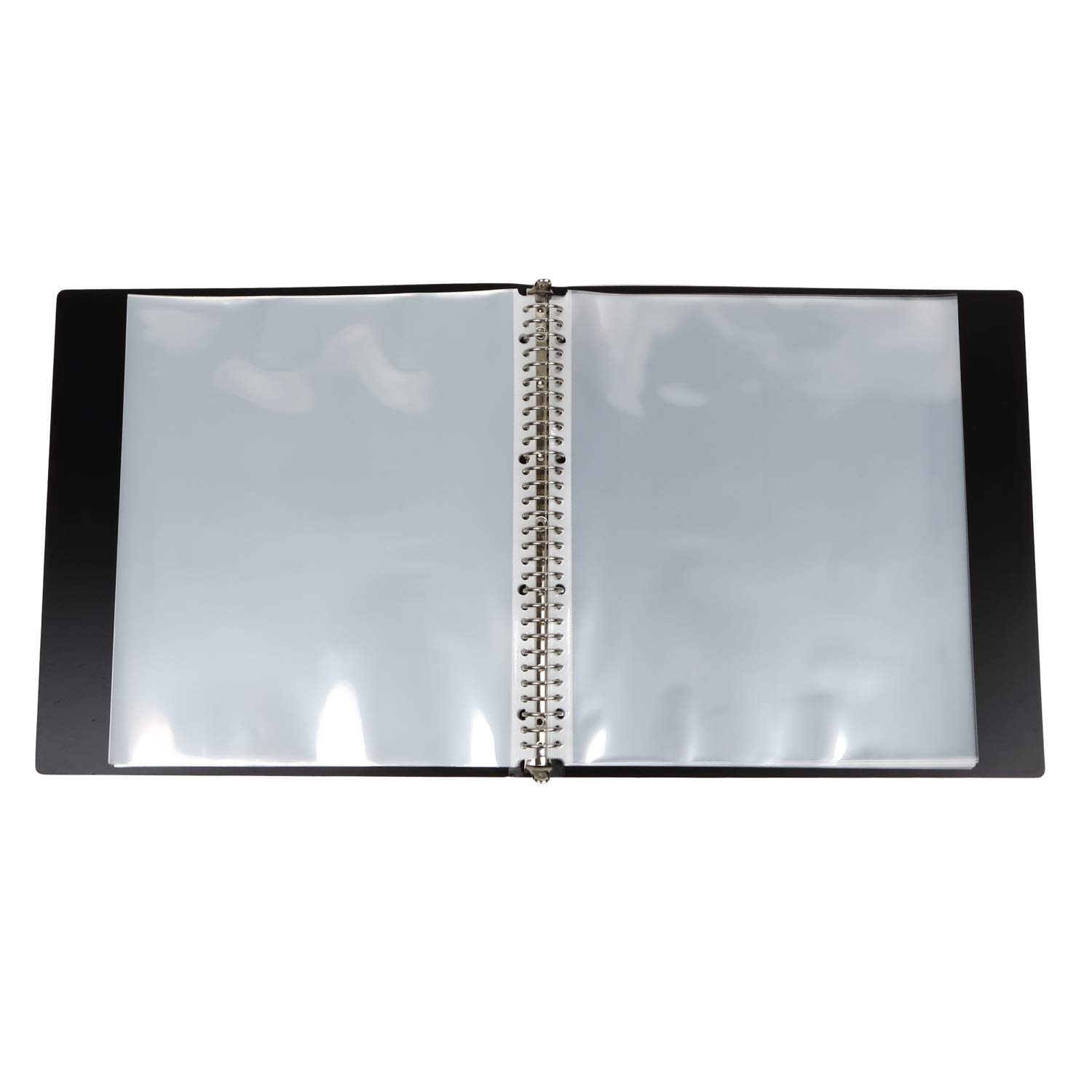 Amazon.co.jp: A4ワイド 30穴 ファイル ブラック (A4変形ワイド 雑誌