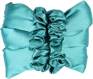 Heatless Hair Curler, Heatless Curling Rod Headband, Heatless Curls Hair Styling Tools for Long Medium Hair, No Heat Lazy Curler Set with Scrunchies, Silk Hair Wrap for Sleeping (Green)