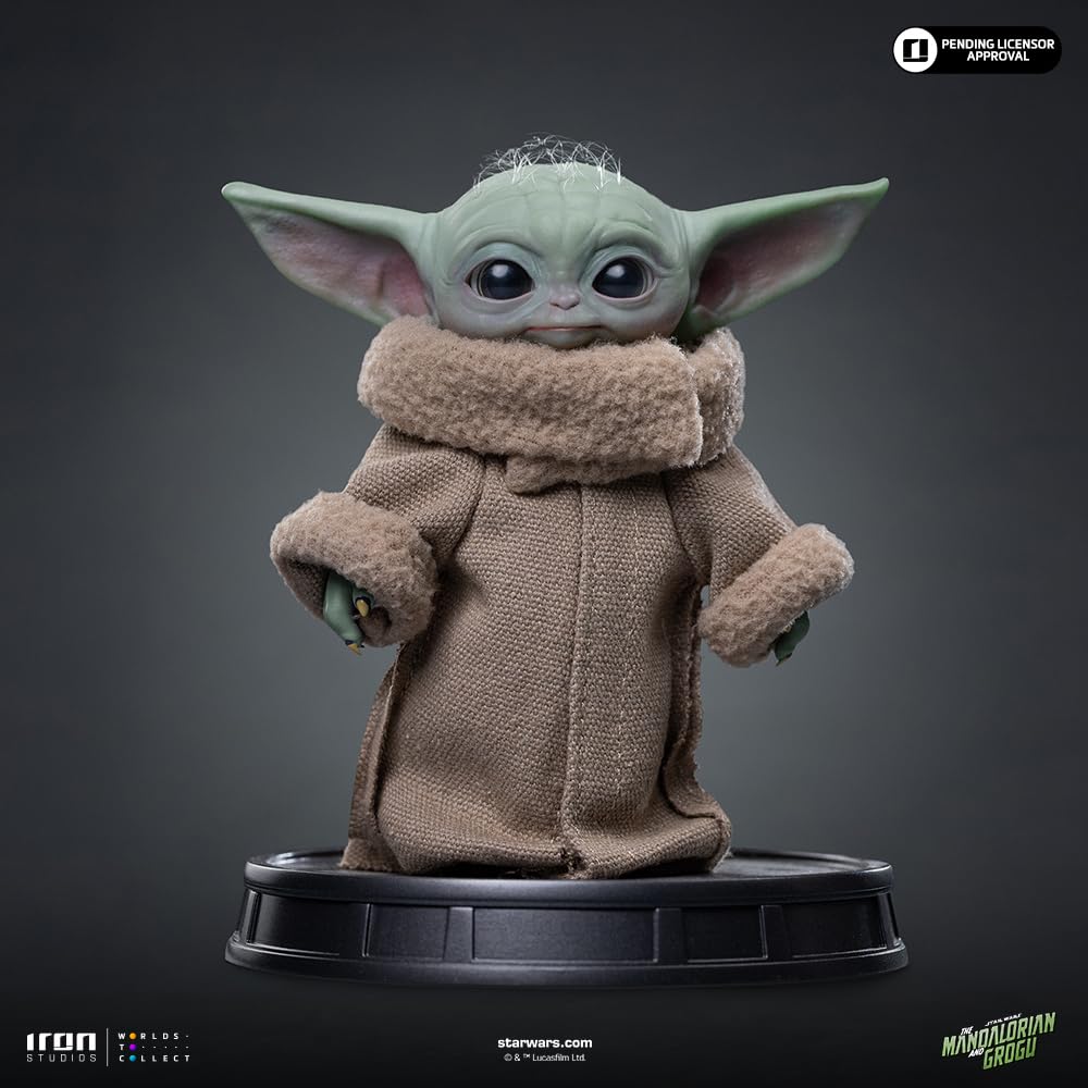 Iron Studios Kolekcjonerska statuetka Grogu Always Curious Movie Grogu Kolekcja Wielokolorowa żywica Polystone 13,9 cm 5,4 cala
