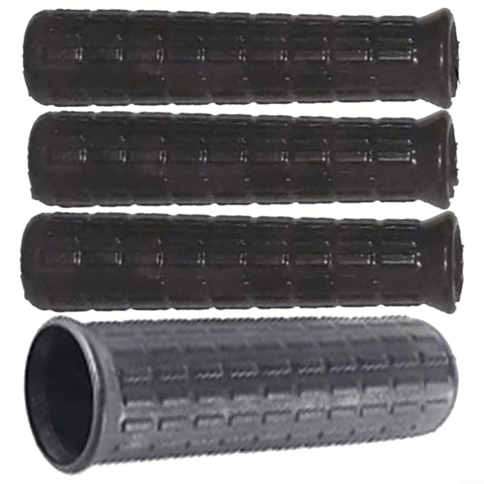 Lot De 2 Poignées De Brouette En Caoutchouc, Tubes Ronds, Poignées De Rechange Robustes Avec Rainure (122 X 32 Mm