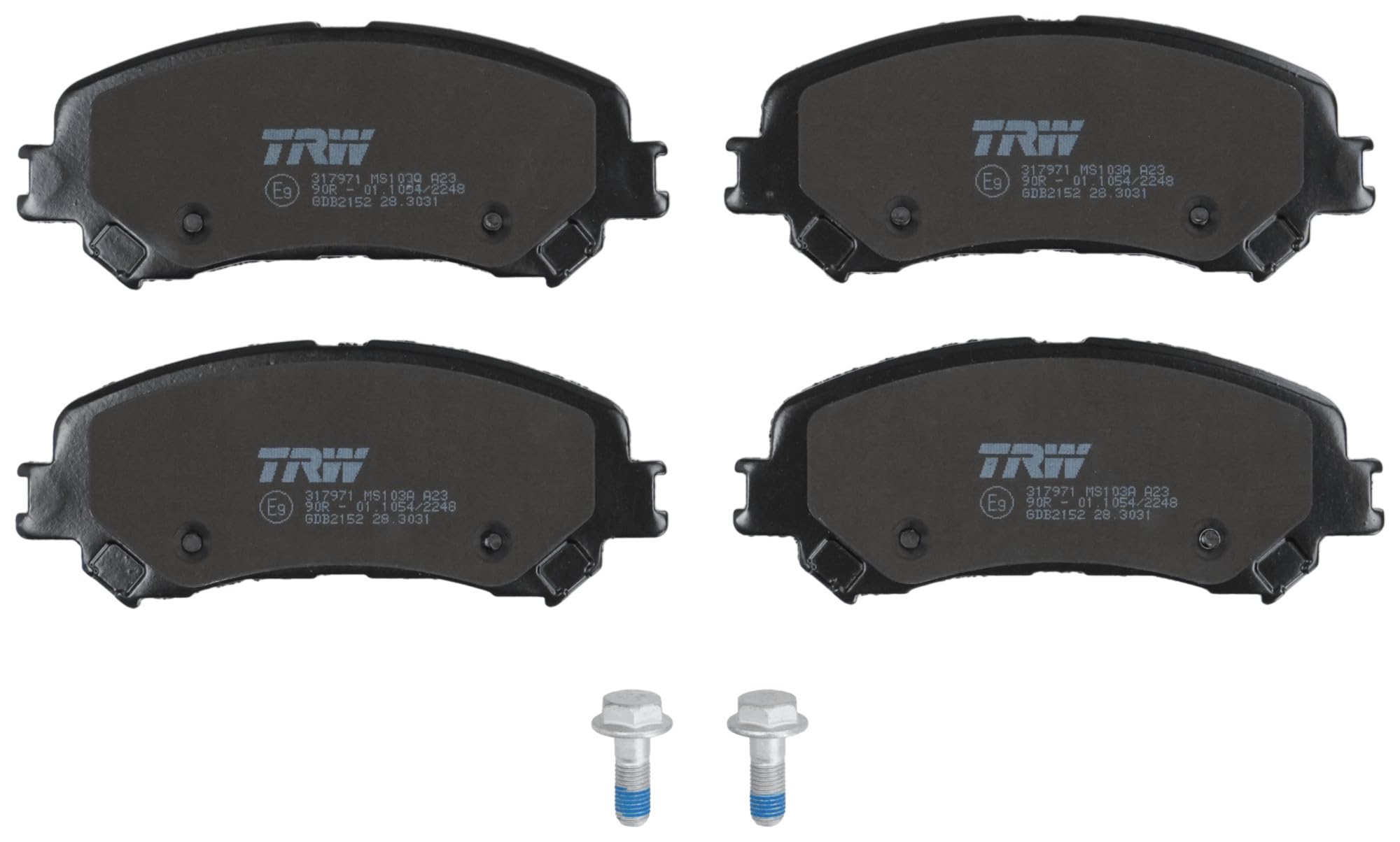 Front TRW-OE GDB2152 Brake Pad Set, disc brake for RENAULT