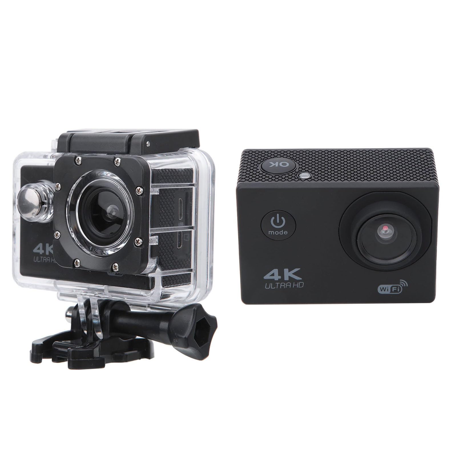 1080p caméra extérieure étanche, Mini-boîtier de caméscope WiFi HD Action Camera Monte la caméra sous-Marine