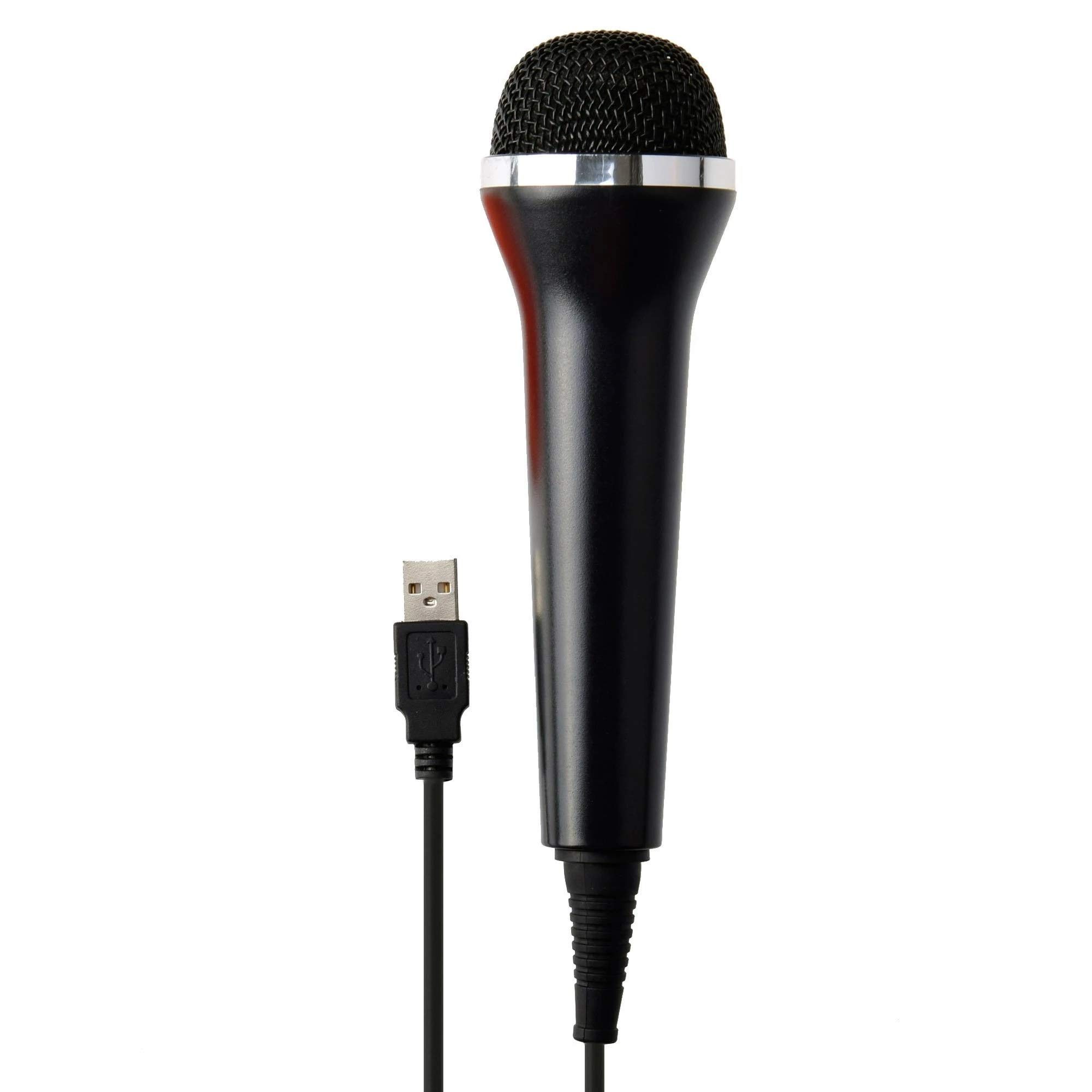 Retrogame Microphone USB universel pour PS4 - PS3 - XBOX ONE - 360 - PC compatible rock band