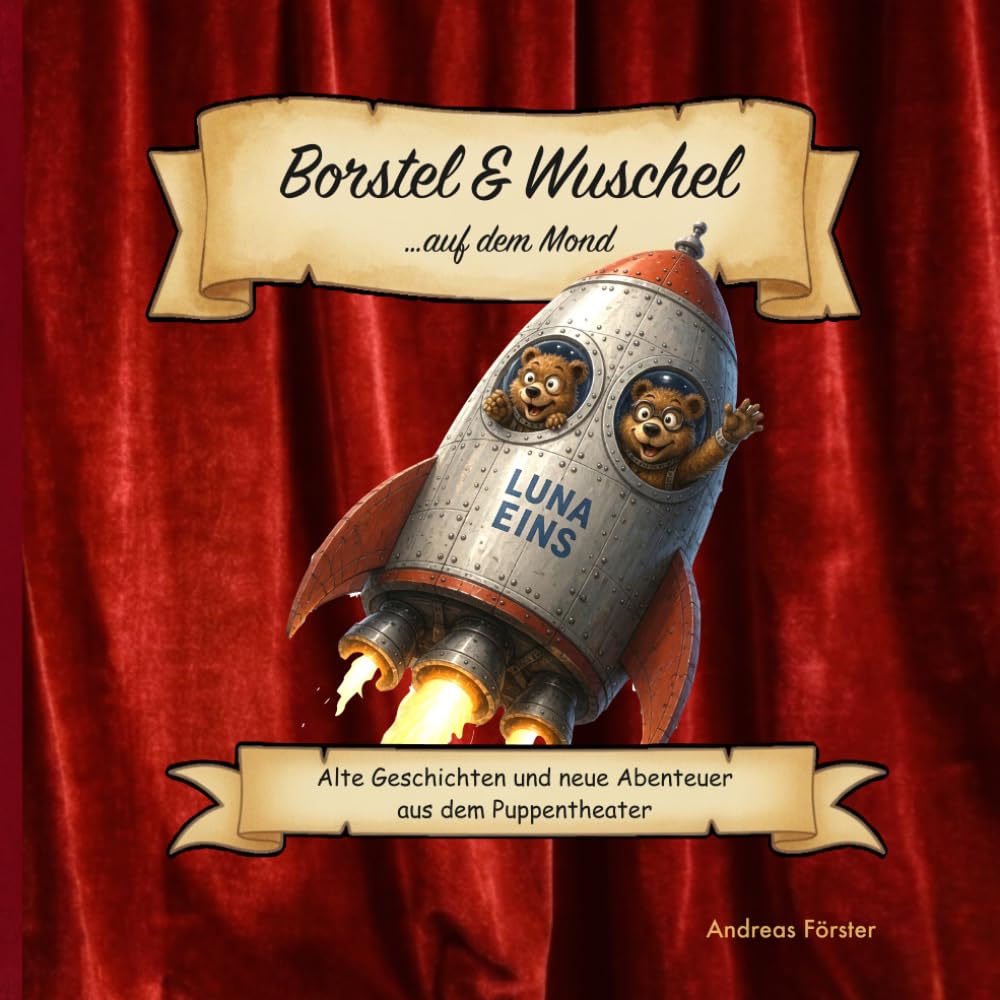 Borstel und Wuschel auf dem Mond