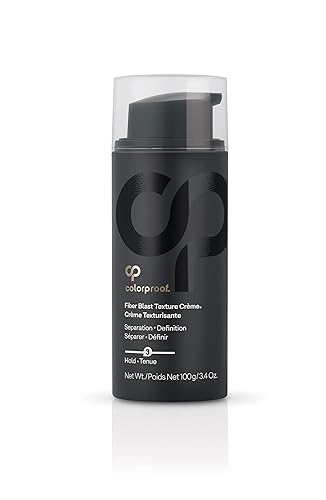 Colorproof Fiber Blast Texture Crème, 3.4 oz  Crea separación, textura y brillo, pasta de sujeción media, sin sulfatos, vegana