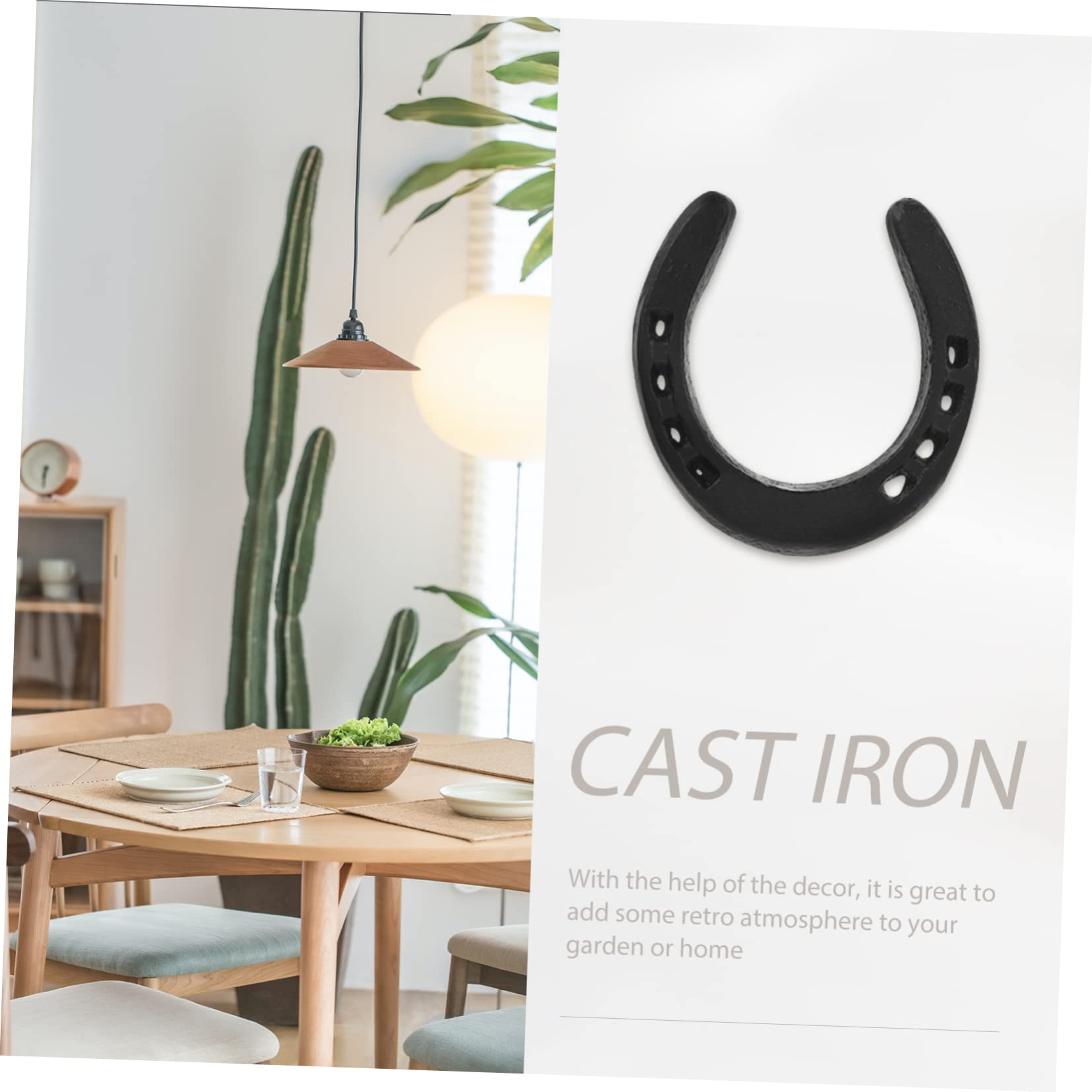 Amazon.co.jp: Cabilock 鉄製馬蹄壁飾り 属製馬蹄吊り飾り 壁工芸品