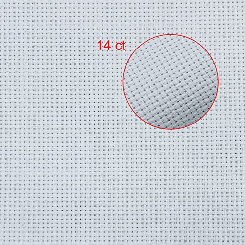 Aufodara 4 Pezzi Tessuto per Ricamo Punto Croce