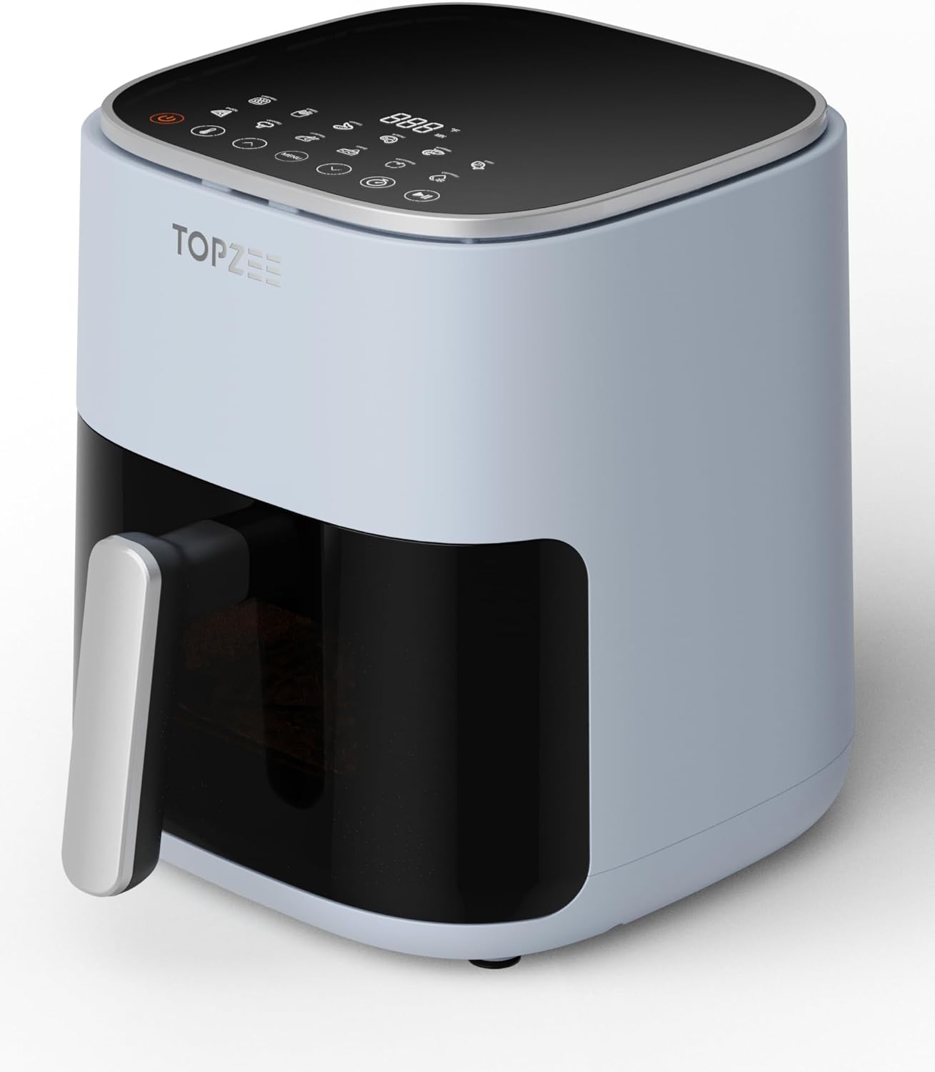 Air Fryer 12-in-1, 5.5-Qt Compact for 2-4 people, Little to No Oil, Nonstick Dishwasher Safe Frying Baskets, Light Blue Air Fryer 12-in-1, 5.5-Qt Compact for 2-4 people, Little to No Oil, Nonstick Dishwasher Safe Frying Baskets, Light Blue