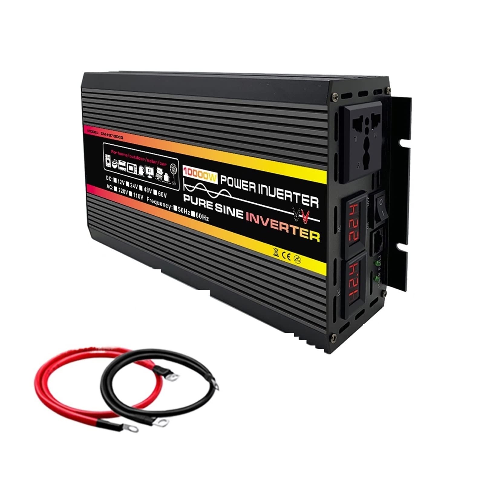 Onduleur pure sinus 10000W pour protéger vos appareils sensibles en voyage et camping