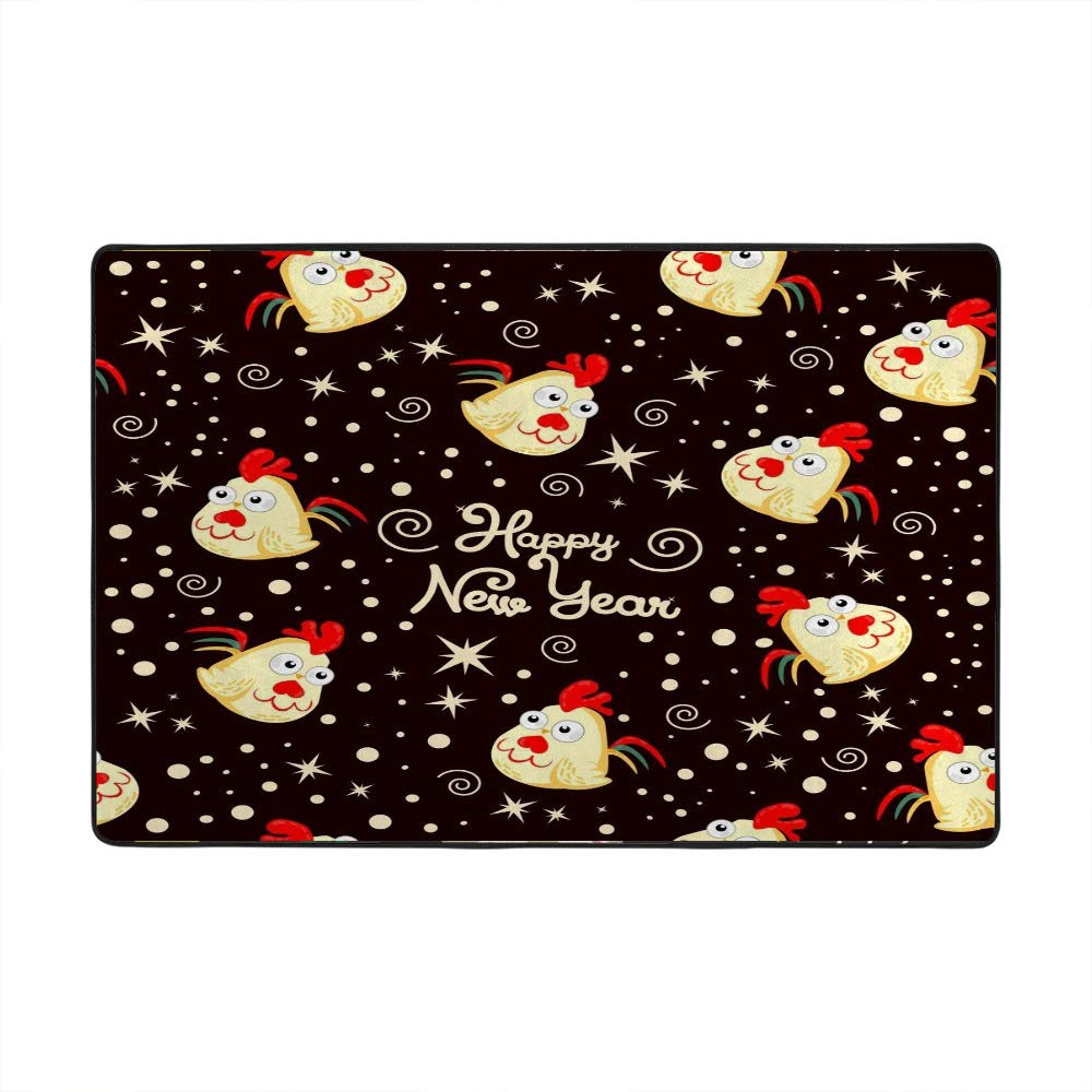 Tapis moderne grand format en tissu polyester premium pour salle à manger