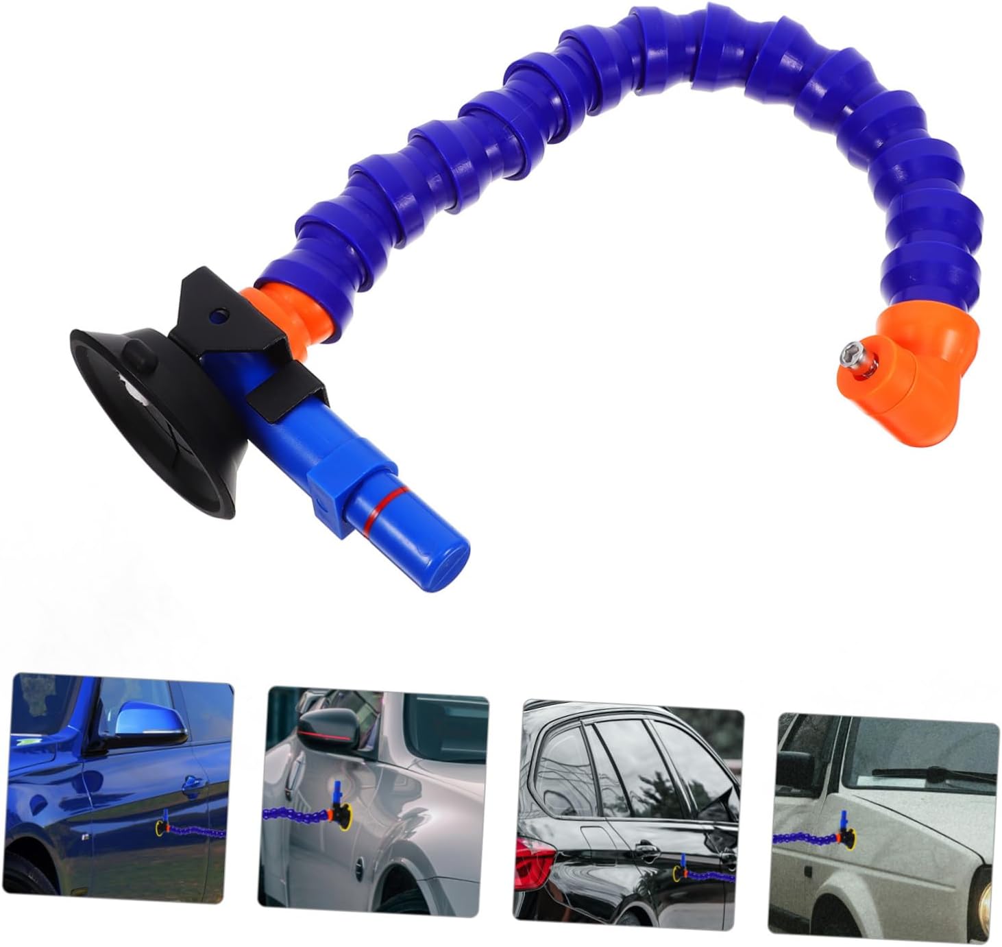 Alipis DIY Car Dent Sucker Suction Cup Mount Hand Pump Dent Repair Kit Non-Scratch Design Random