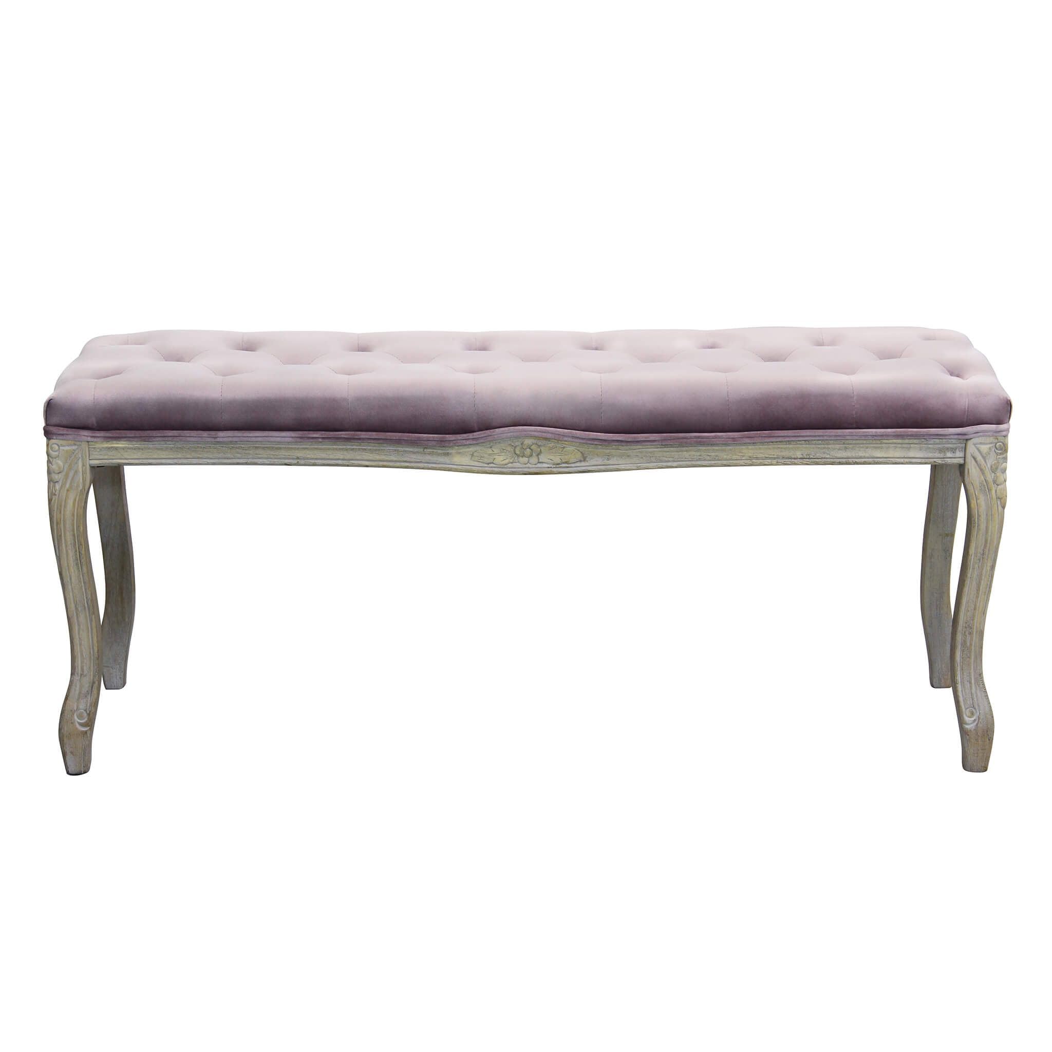 milani home BROCK - panca vintage in velluto