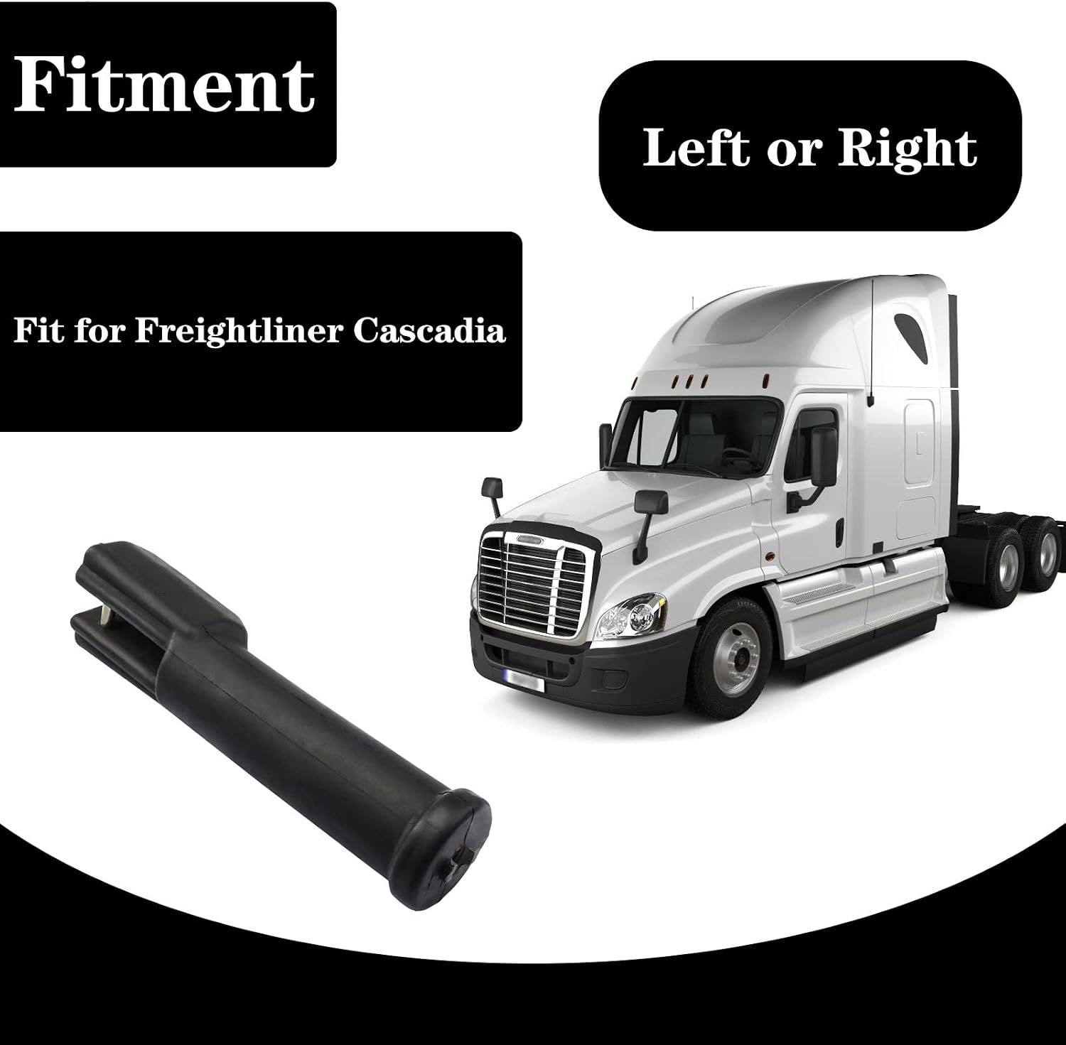 Hood Support Latch Fit for Freightliner Cascadia Replace HLK1046 A17-20298-000 A1720298000, Left Driver or Right Passenger Side