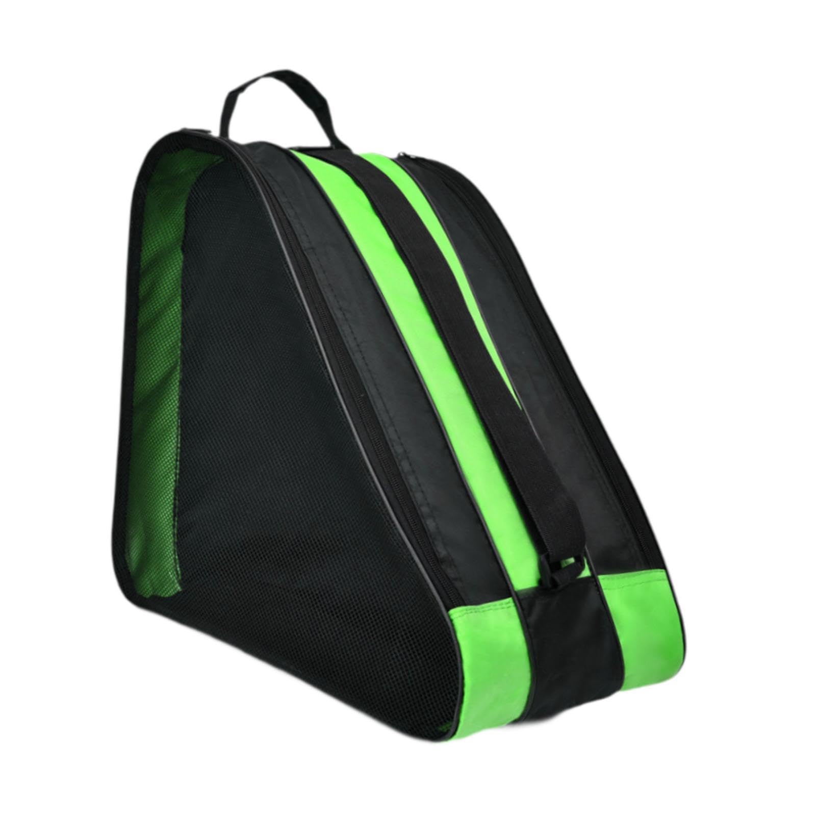 Harilla Skate-Tasche Skate-Handtasche liefert tragbare tragende Skating-Schuhe BagRucksack für Outdoor-Eishockey-Skates Sport, GrÜn