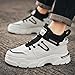 Men's Fashionable high-top Sports Skate Shoes for Autumn and Winter. Anti-Slip and Durable. Casual Ankle Boots. (10,Beige)