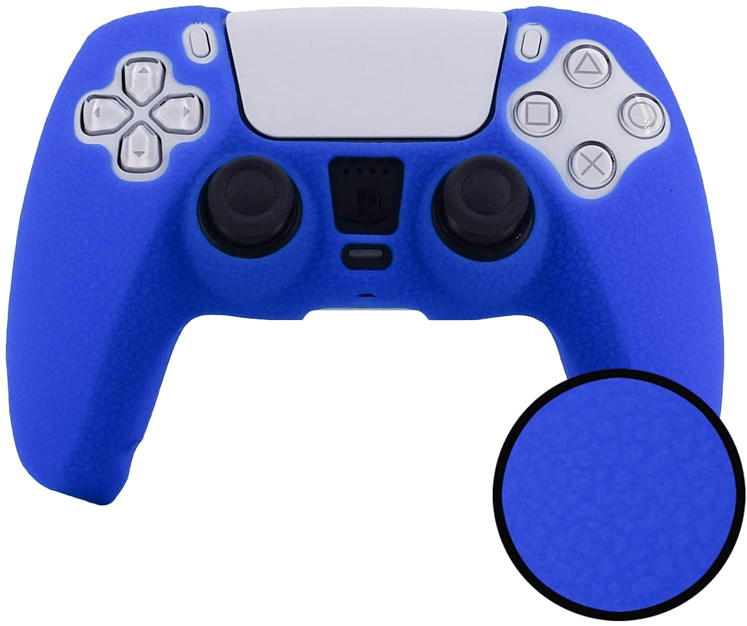 Microware PS5 Controller Silicone Cover Skin Case Grip, Anti-Slip Anti-Scratch Protective Cover Shell Fit - Texture Blue Video Game, Pack of 1 (B098K4N886) Amazon Price History, Amazon Price Tracker