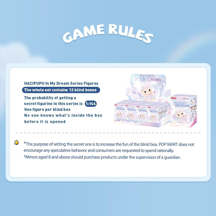Amazon.co.jp: POPMART HACIPUPU In My Dream シリーズ【ピース