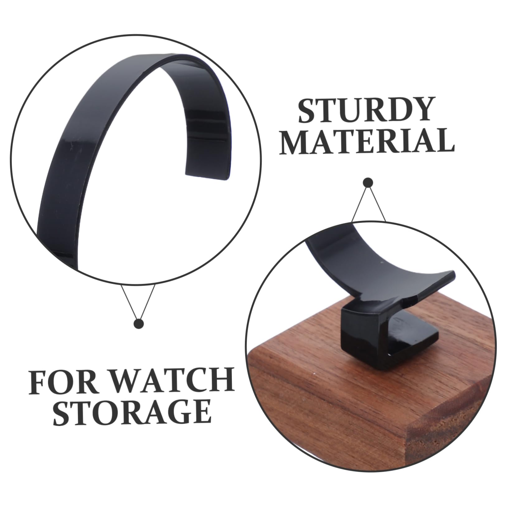 Healeved 4 Pièces Montre Présentoir Titulaire Seul Afficher Étagère Regarder Le Rangement Présentoir De Stockage Présentoir De Montre-bracelet Organisateur De Montre Montres Clé Plastique