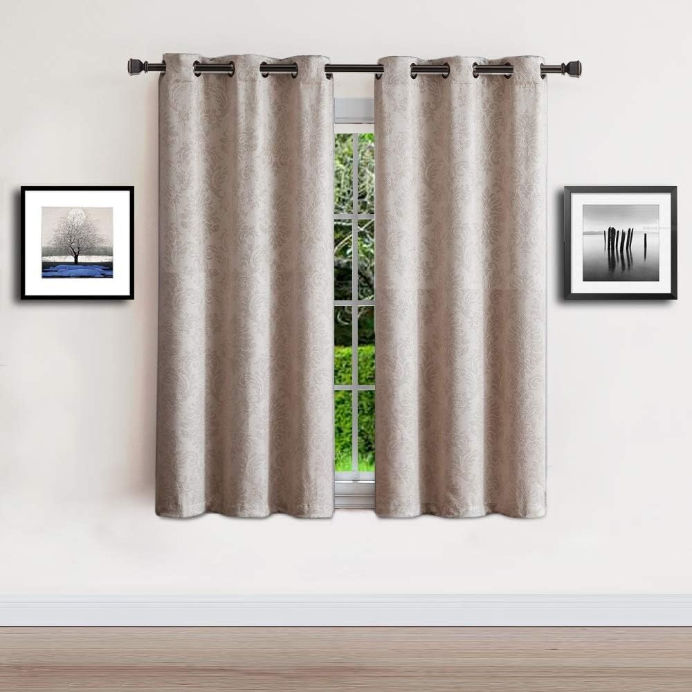 WARM HOME DESIGNS 1 Pair (2 Panels) of Cream Ivory Insulated Thermal