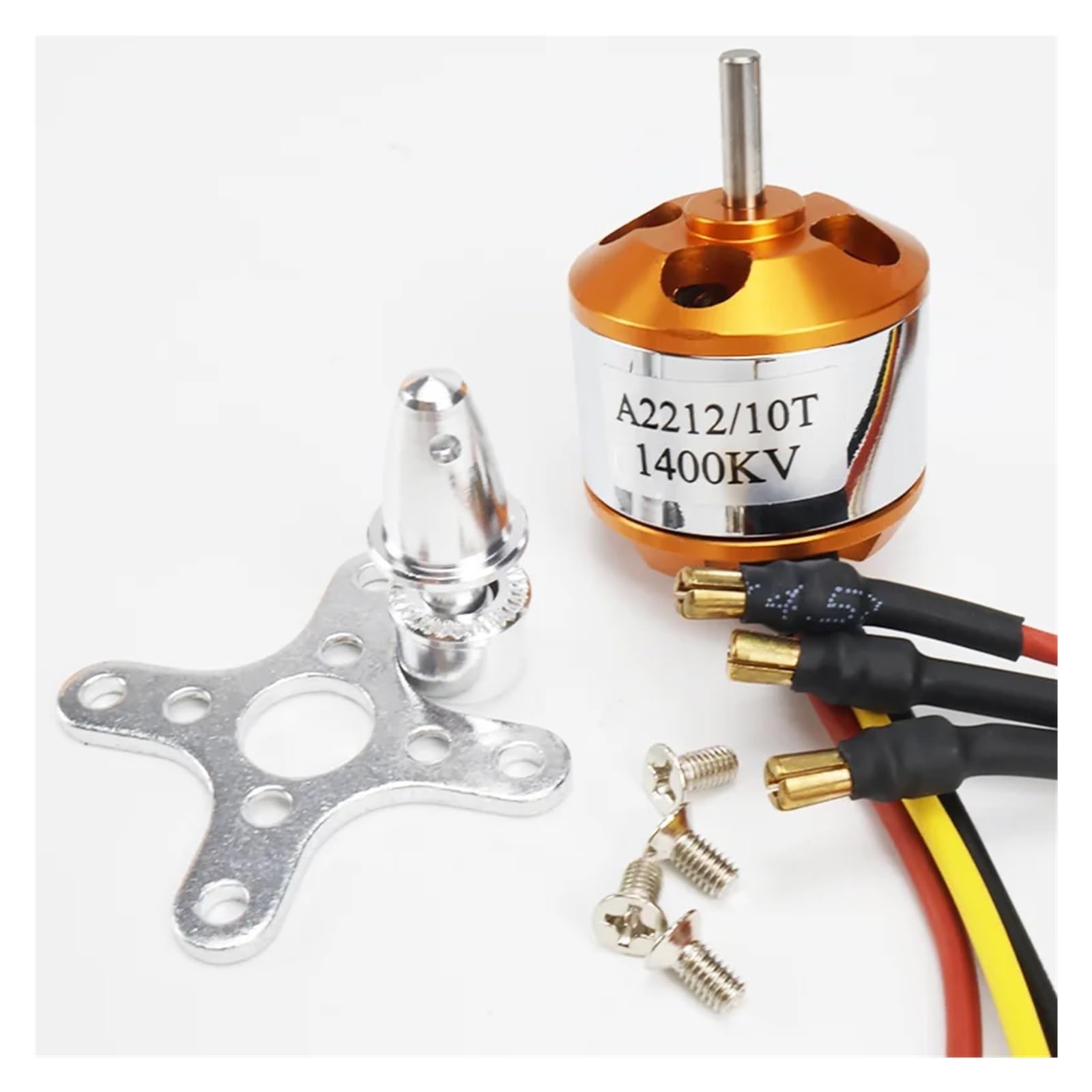 Motor Sin Escobillas A2212 930KV 1000KV 1400KV 2200KV 2450KV 2700KV para Avion RC