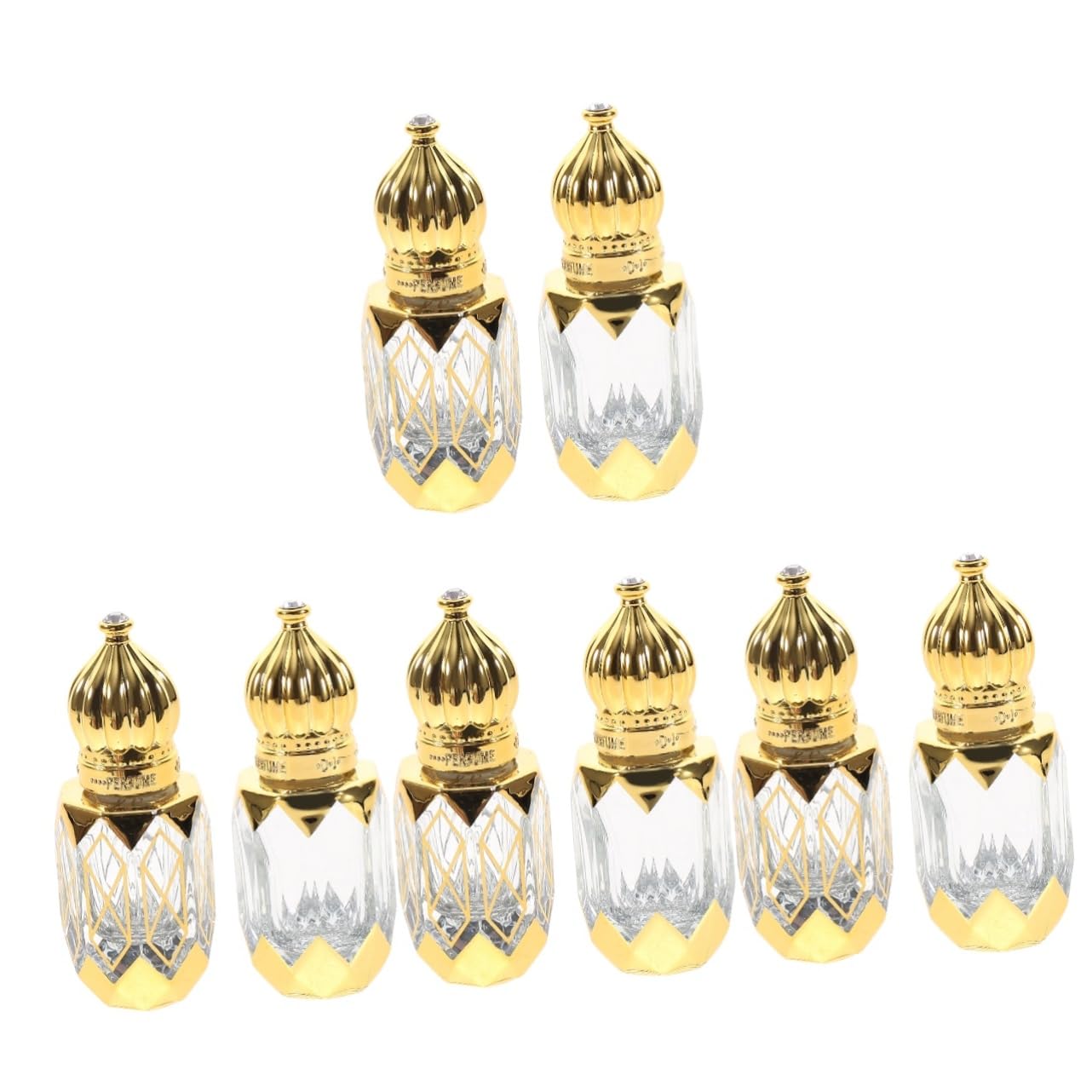 Alipis 4 Set Bottiglia Di Profumo Tascabile Refillable Perfume Bottles Essential Oil Flaconi Spray Per Oli Essenziali Bottiglie Contenitore Mini Bottiglia Da Viaggio Bicchiere 2 Pezzi * 4