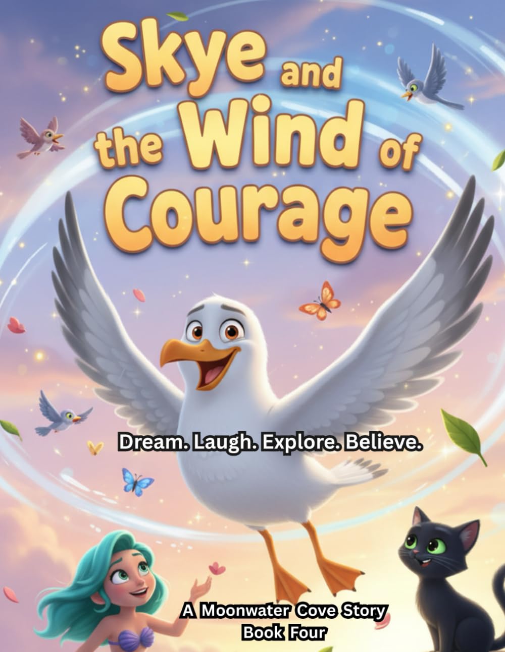 Skye and the Wind of Courage: A Moonwater Cove Story for Children Ages 3–7 – Bravery, Friendship, and Gentle Affirmations: 4