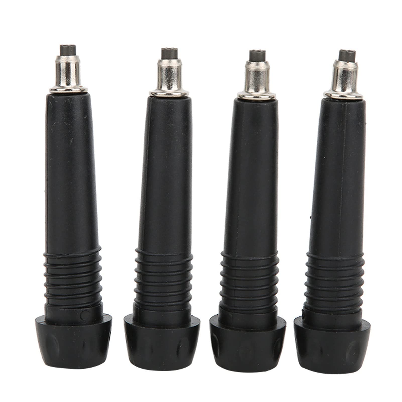 4Pcs Alpenstock Tip, Portable 4 PCS Replacement Rod Trekking Pole Tip for Hiking Walking Treking