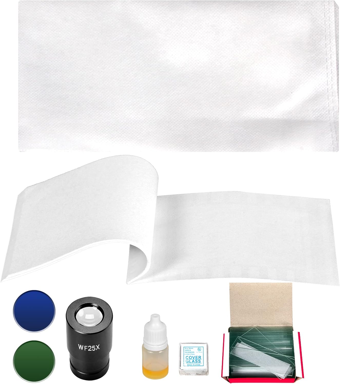 Happybuy Trinocular Compound Microscope 40X-2500X Magnification Digital Compound Microscope WF10X & WF25X Eyepieces Compound Light Microscope LED Light Abbe Condenser Siedentopf Head, Mechanical Stage