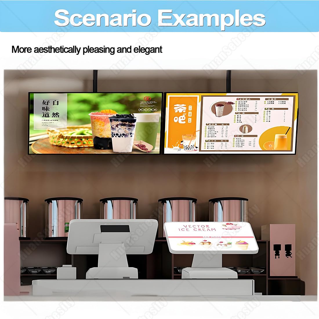 Wandmontierte Speisekarte für Restaurants,30x40 Cm Große LED,Menütafel Mit Aluminiumrahmen,Wandmontierter 3D-Leuchtkasten für Restaurants,Cafés 60 * 120cm
