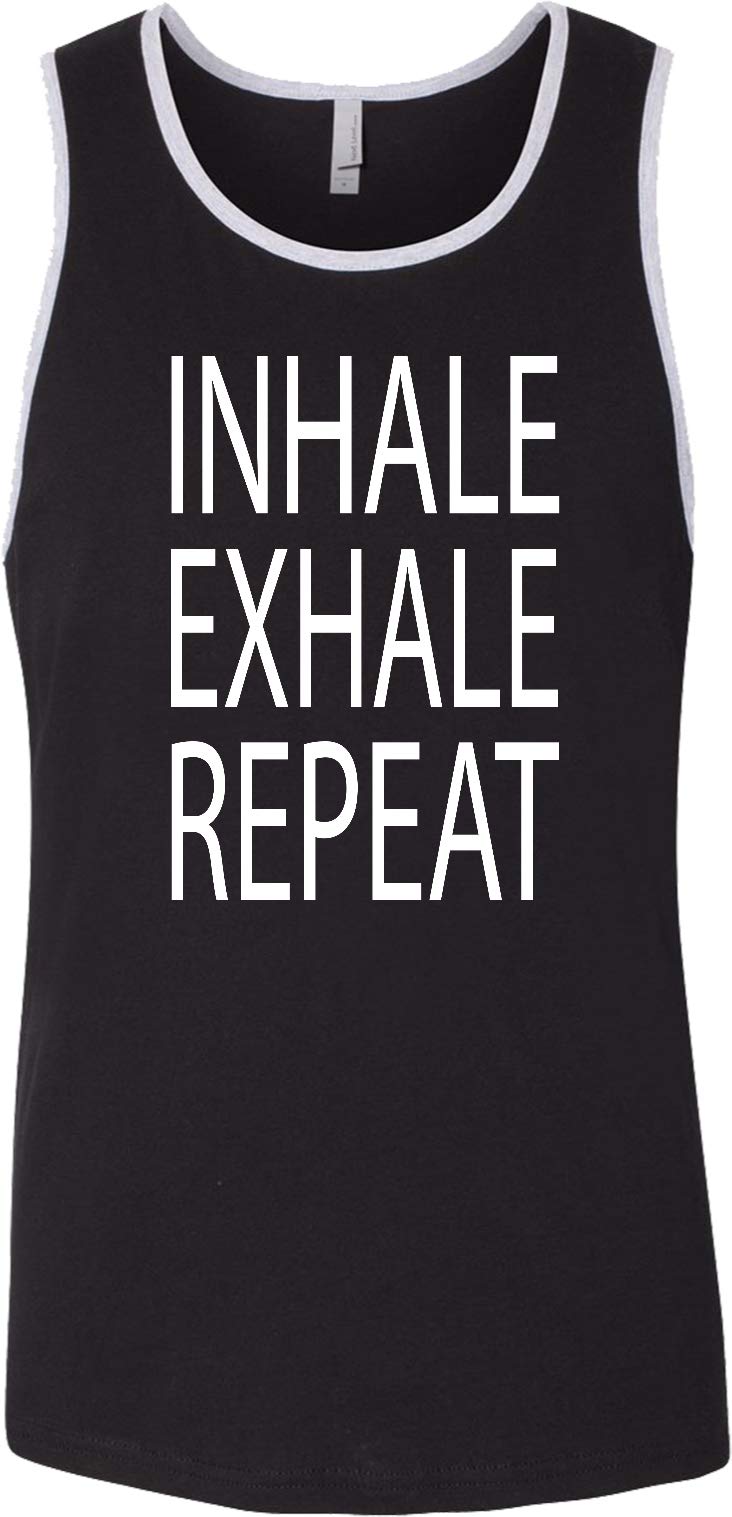 Yoga Clothing For You Inhale Exhale Repeat Premium Yoga Tank Top