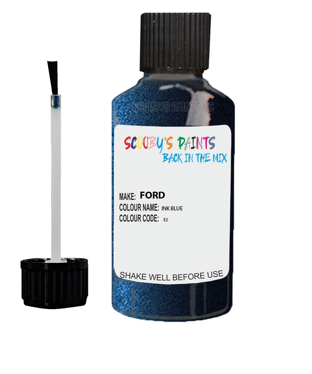 Irish Charm Plaques Blue Scooby Paints Car Scratch Repair Touch Up Paint 30Ml For Ford Ink