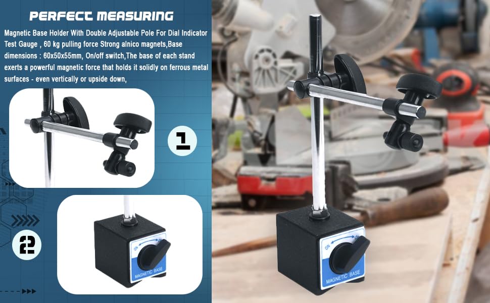 YUZUKI Magnetic Stand (MS40) – Reliable and Stable Mounting Solution for Precision Instruments - Image 5 thumbnail