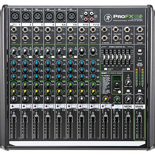Mackie ProFX12v2 12チャンネルミキサー Amazon.co.jp: MACKIE マッキー プロフェッショナルエフェクト搭載
