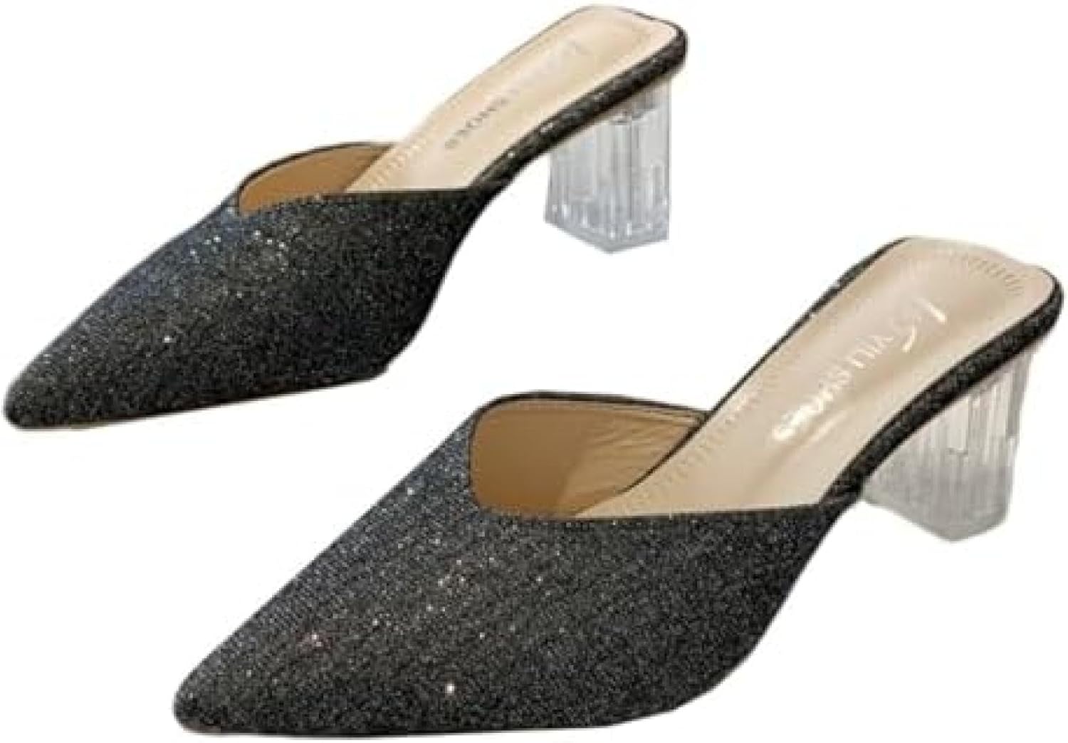 ジミーチュウ　グリッター　パンプス　サンダル　ミュール　ラメ　ピンヒール　36 ジミーチュウ グリッター パンプス サンダル ミュール ラメ