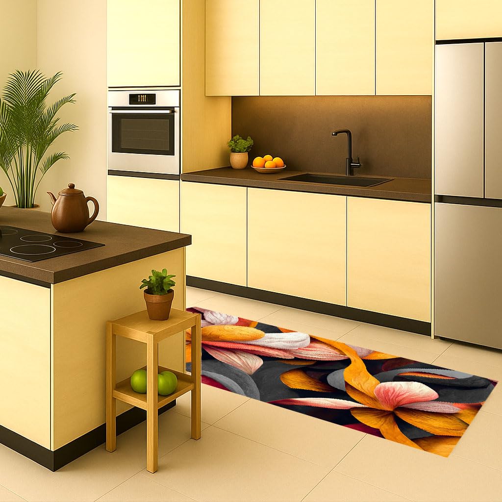 HMO HOME MY OWN Passatoia 50x300 cm Made in Italy in 100% Vinile, Aderente al Pavimento, Resistente e Facile da Pulire, Tappeto Multiuso per Cucina, Bagno, Ingresso e Corridoio