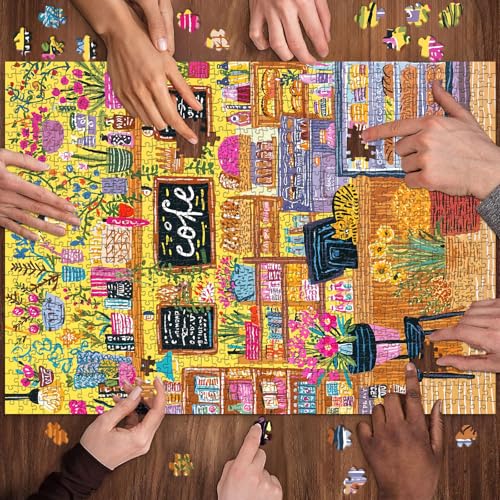 TangComplete Puzzle 1000 Teile für Erwachsene und Kinder, Impossible Game, Puzzles-Geschenk, Clevere Rätsel, Puzzles Farbenfrohes… – Ansicht 4