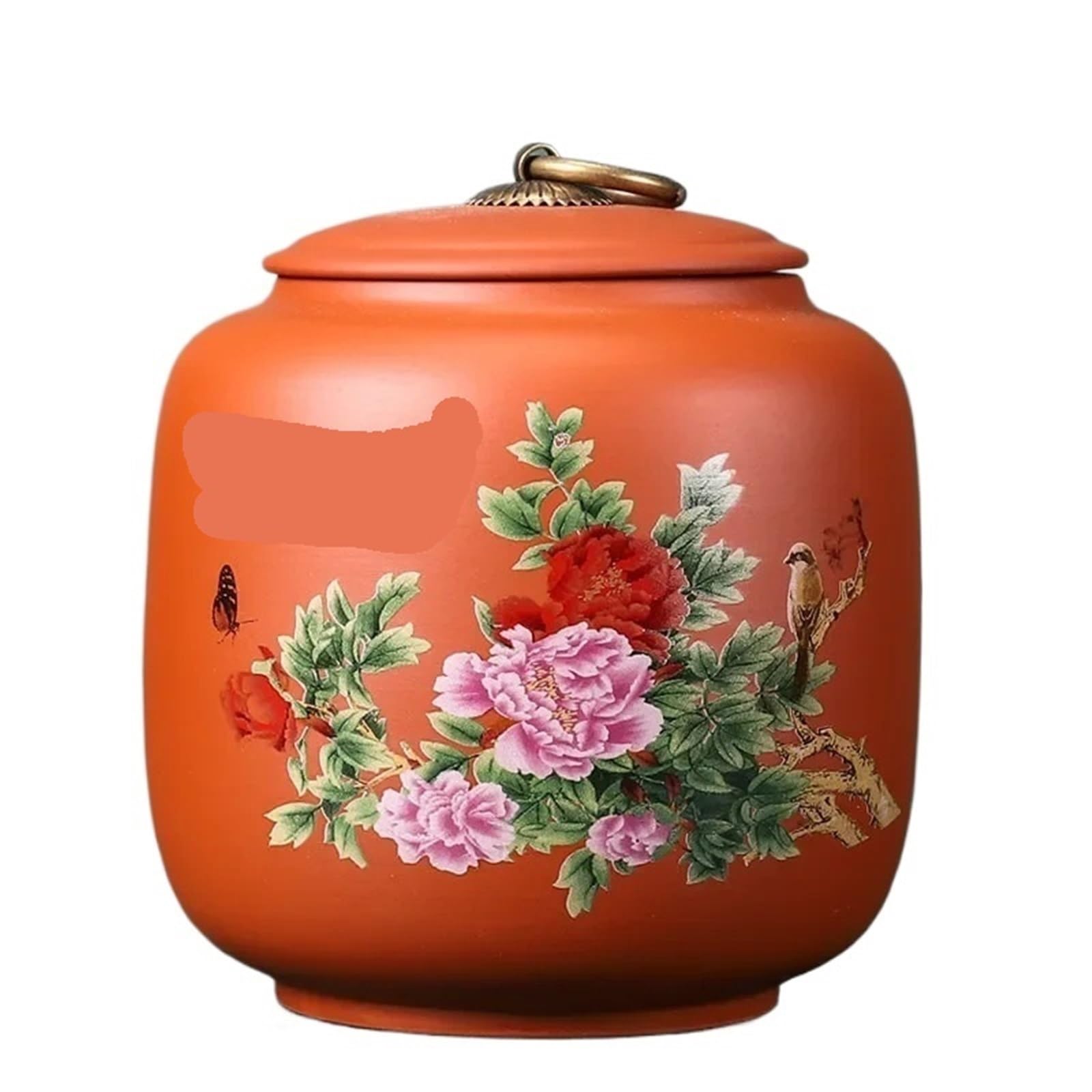 AYWTIUN tea storage jars Purple Clay Tea Caddy Nut Coffee Jars Spice Airtight Container Home Storage Cans Kitchen Accessories(D4)