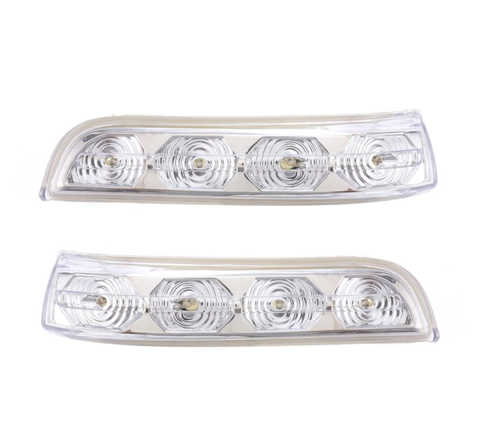 Traseras Piloto Trasero Luz LED Para Espejo Retrovisor Coche Luz Indicadora De Marcha Atrás Para Hyundai Para I30 2009 2010 2011 2012(1pair White Shell)