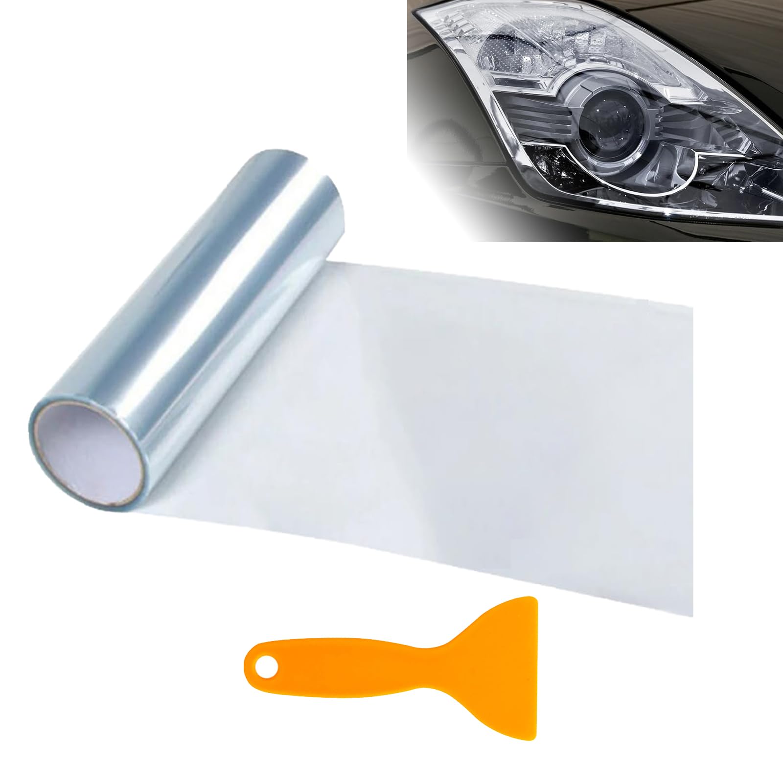 Amazon | HanaHaul ヘッドライトフィルム 40x200cm ヘッド ライト 保護