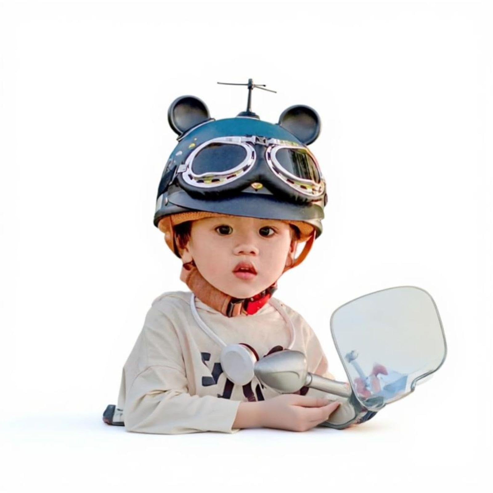 Enakshi® Kids Motorcycle Helmet, Lightweight Protective Gear, Adjustable, Summer, Boys Girls Dk Blue Astronaut A One Size|Home & Garden | Furniture | Sofas Loveseats & Chaises-image-19