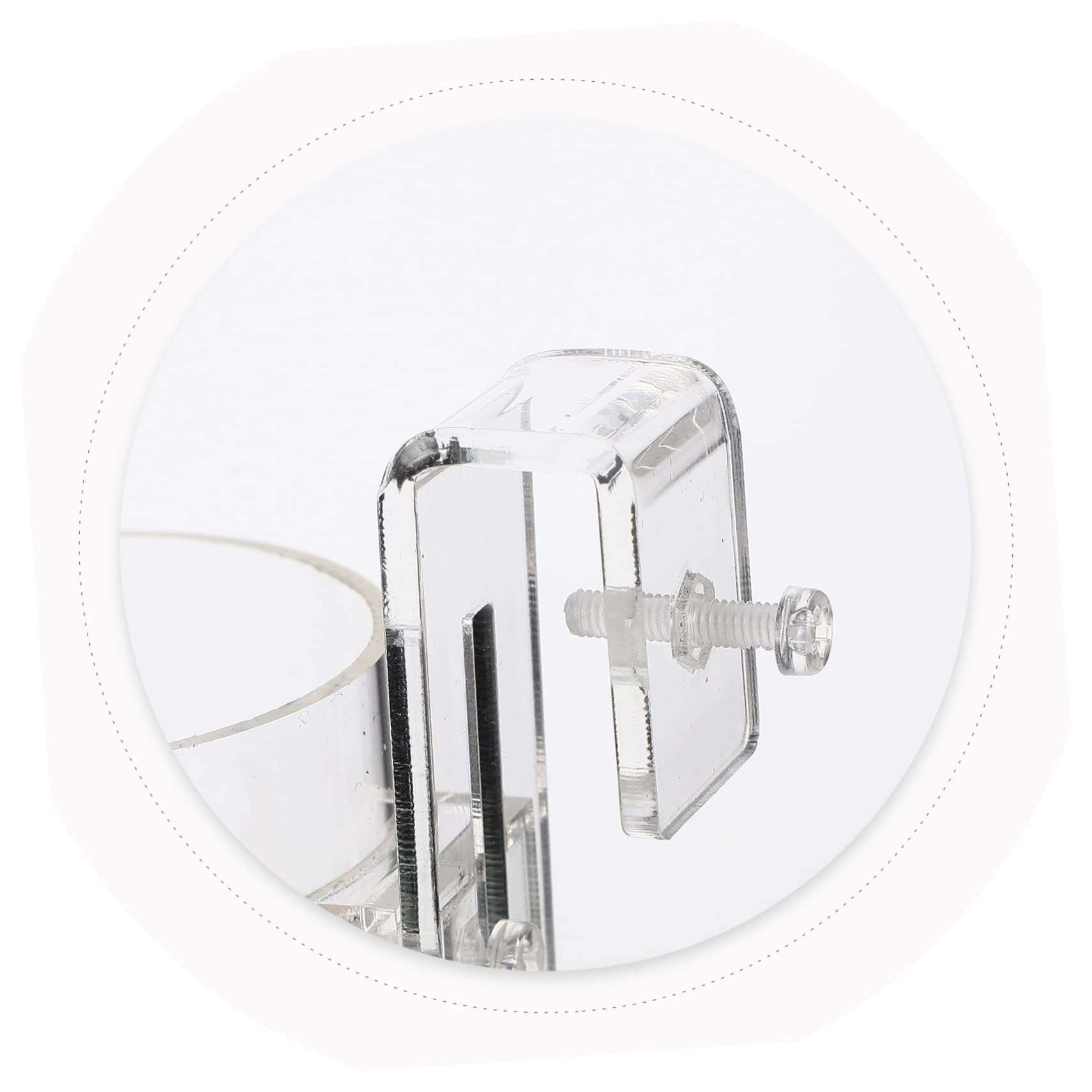 DOITOOL 4piezas Anillo Alimentación para Peces De Acuario Accesorio Ligero De Acrílico Diseño para Comida Flotante para Peces Tropicales y Camarones Compatible Agua Dulce y Salada