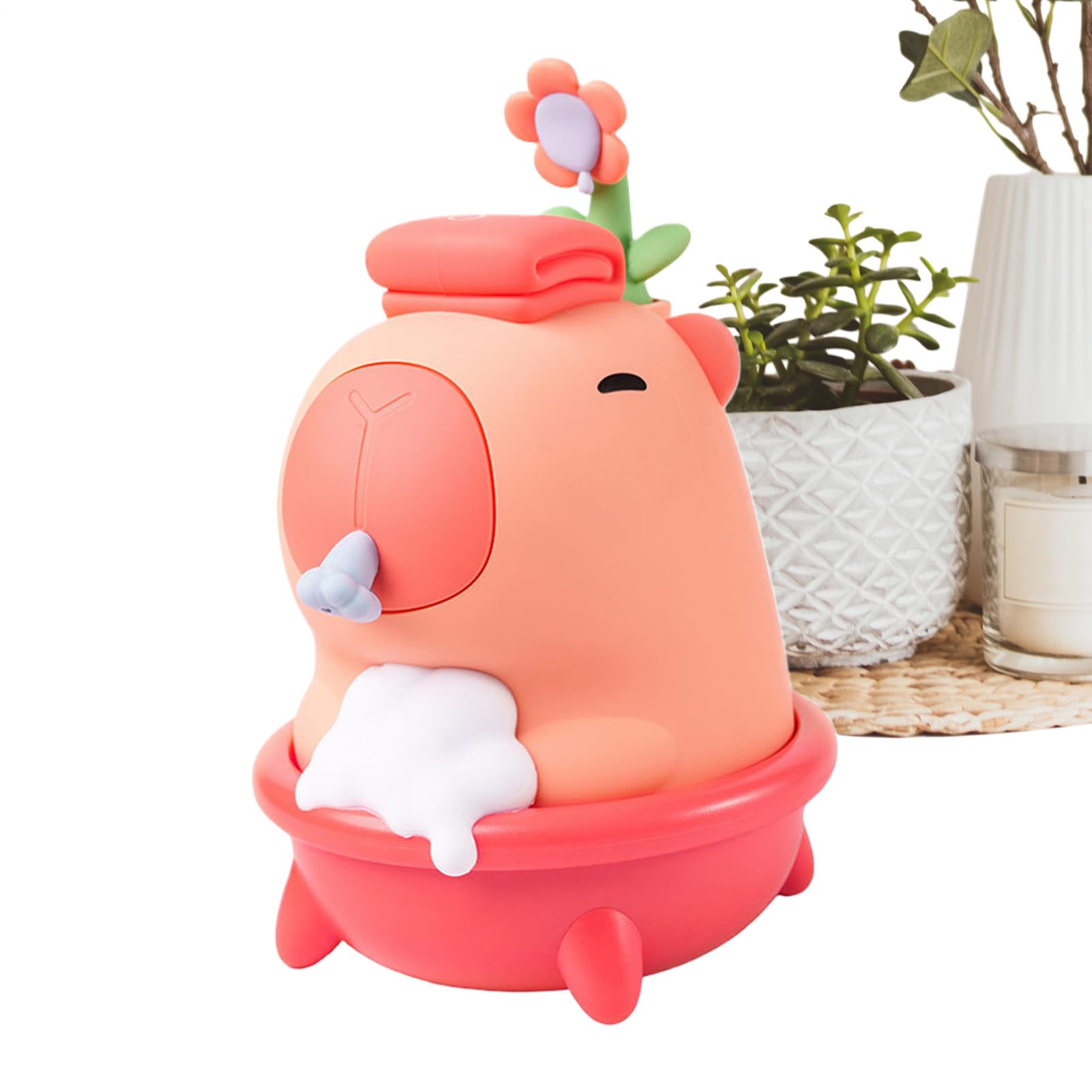 Dispensador Automático De Jabón Recargable con Forma De Capibara