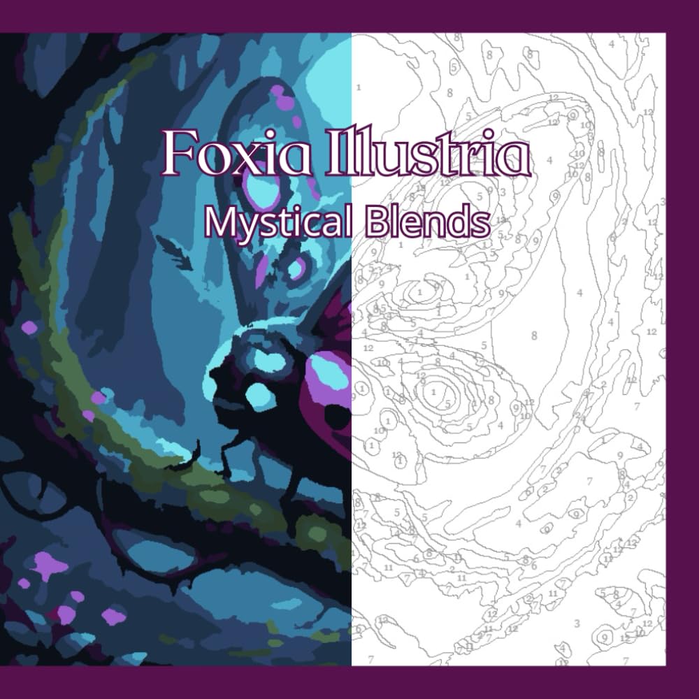 Mystical Blends A Paint by Number Journey Through Hybrid Animal World