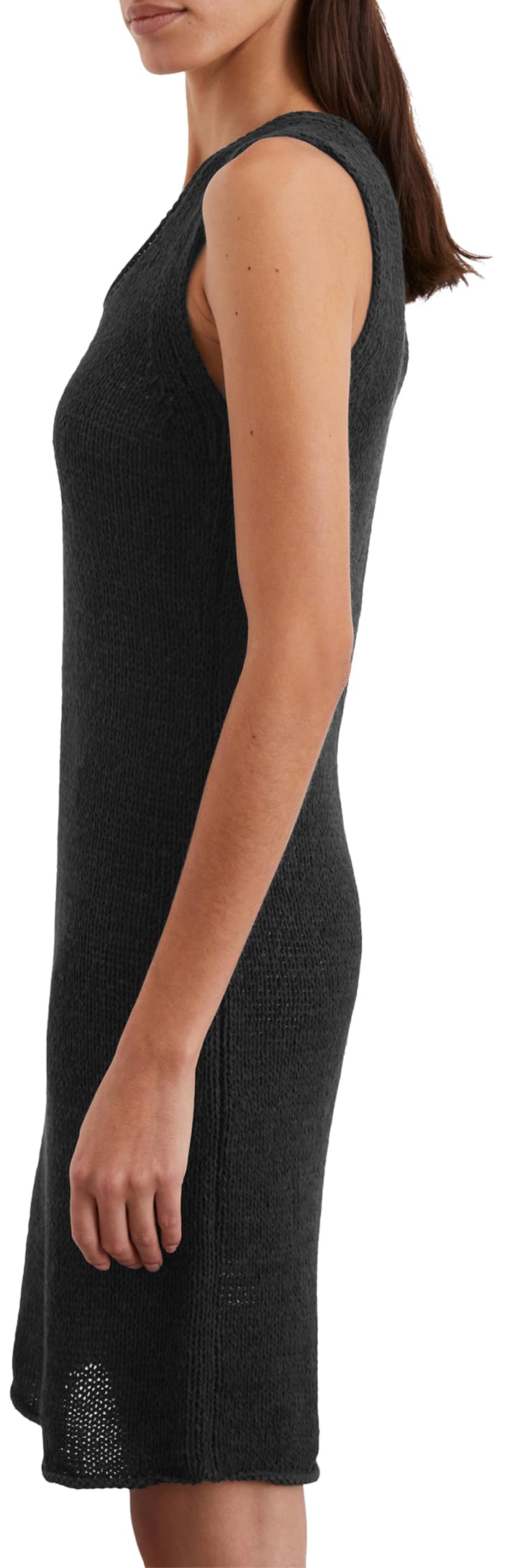 Marc O'Polo Damen Strickkleid ärmellos Slim Fit