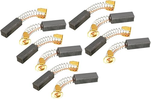 Miniatura 1 de uxcell 10 cepillos de carbono, para motor eléctrico, 0.787 inx0.276 inx0.236 in, cinta de correr, recortadora de madera, recortadora laminada,