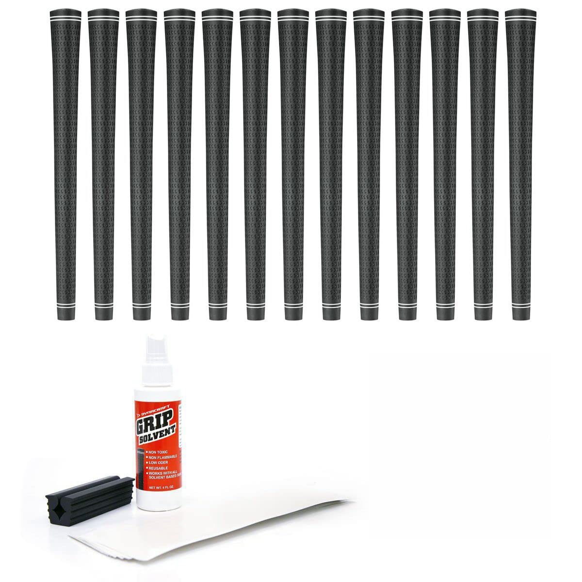 Karma Revolution - 13 piece Golf Grip Kit (with tape, solvent, vise clamp)
