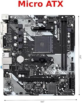 ASRock B450M-HDV マザーボード Amazon.com: B450M-HDV R4.0 AMD B450 AM4 Socket Ryzen 2000 - 5000