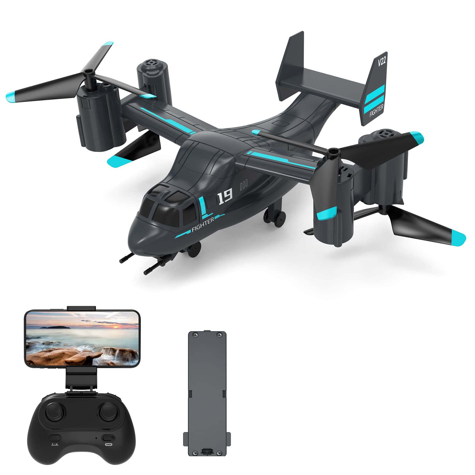 Dron RC z kamerą 480P tryb Landmodus Auto-Hover Headless Tryb uruchamiania jednym przyciskiem Lądowanie 3D-Flip