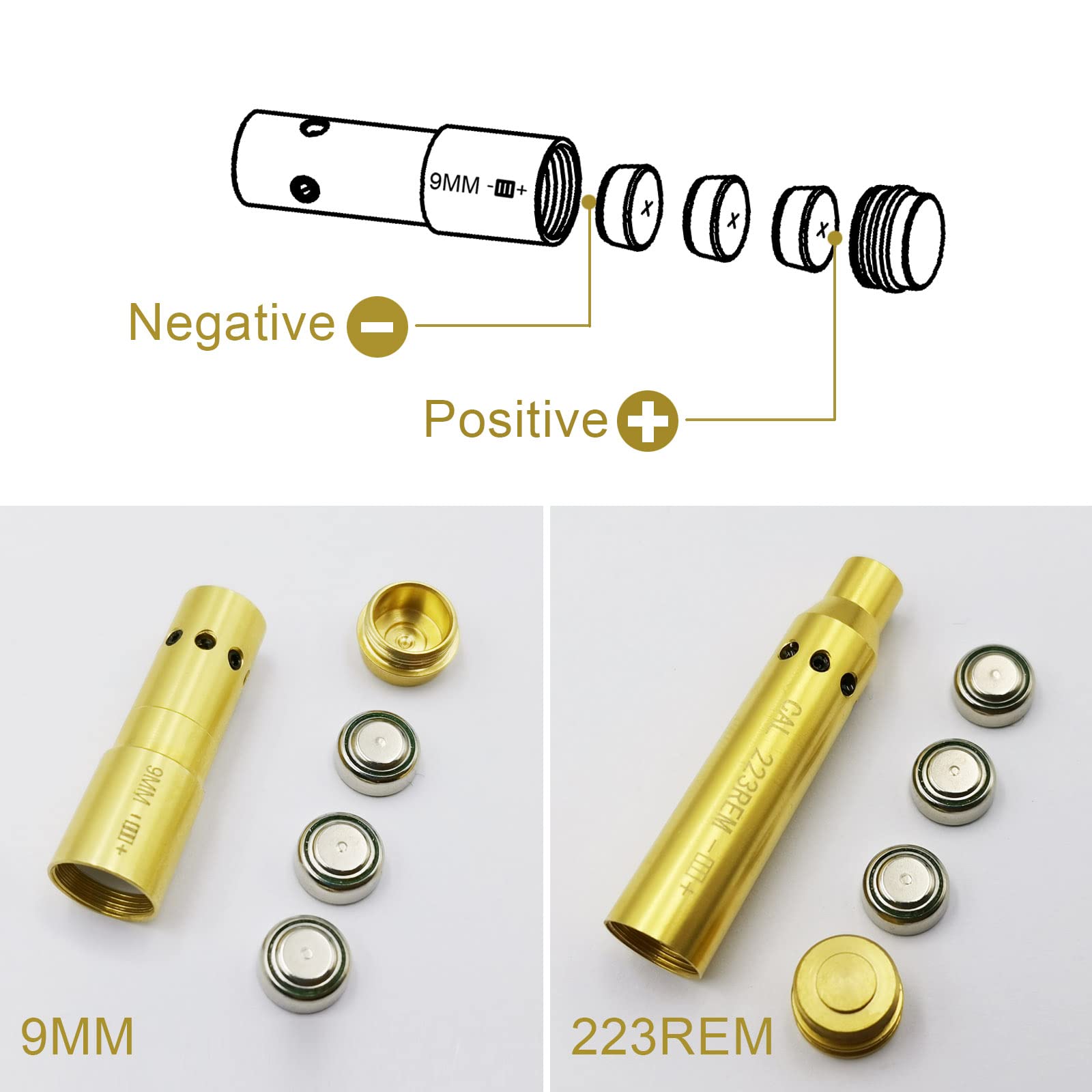 StrongTools Laser Boresighter 223, 9MM Laser BoreSight