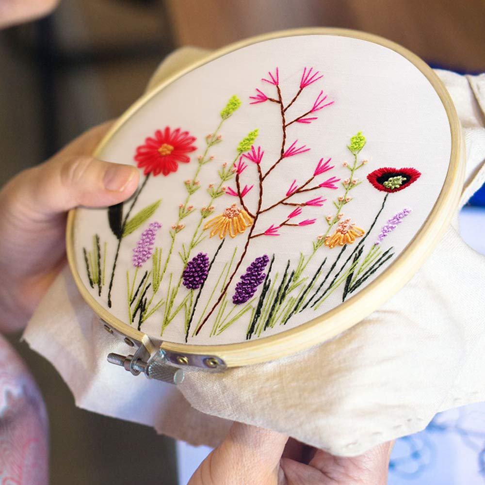 2 borduurset, borduurstarterset met snijpatronen voor framelaalden en beschrijving kruissteekset voor doe-het-zelvers, kunst, handwerk, naaien (model C D